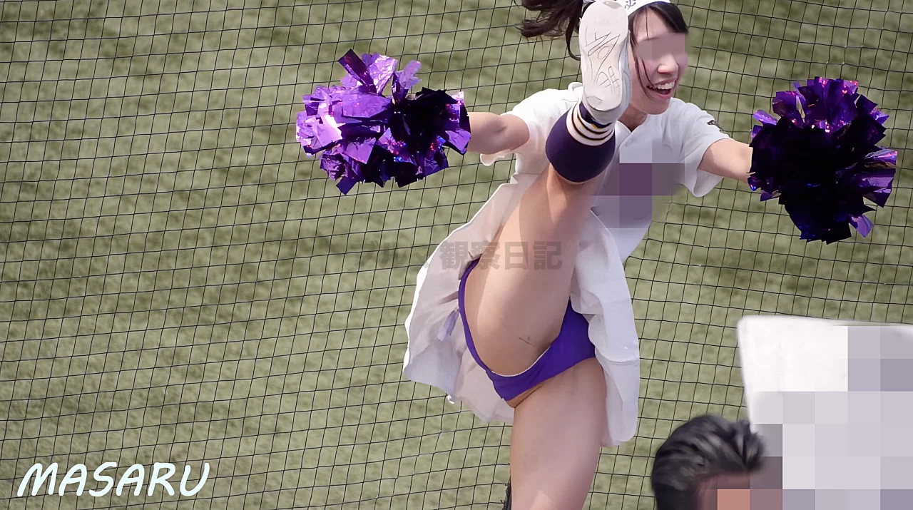 [4Kアップスケール]秘密のチア Vol.71 ～咲き誇る紫光の輝き！～-13