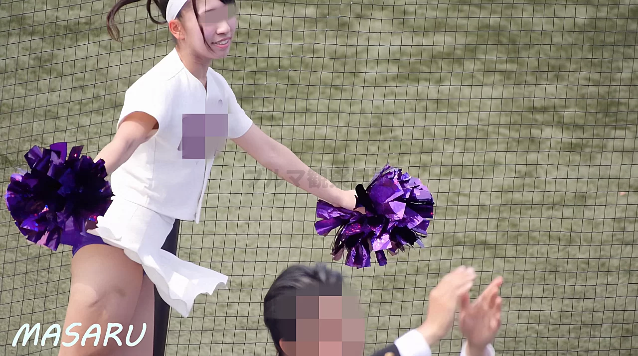 [4Kアップスケール]秘密のチア Vol.71 ～咲き誇る紫光の輝き！～-9